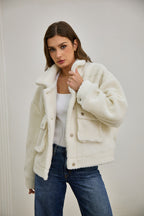 Off White Teddy Jacket