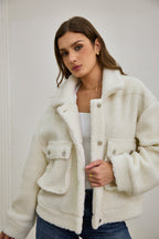 Off White Teddy Jacket