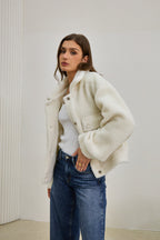Off White Teddy Jacket