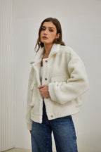 Off White Teddy Jacket