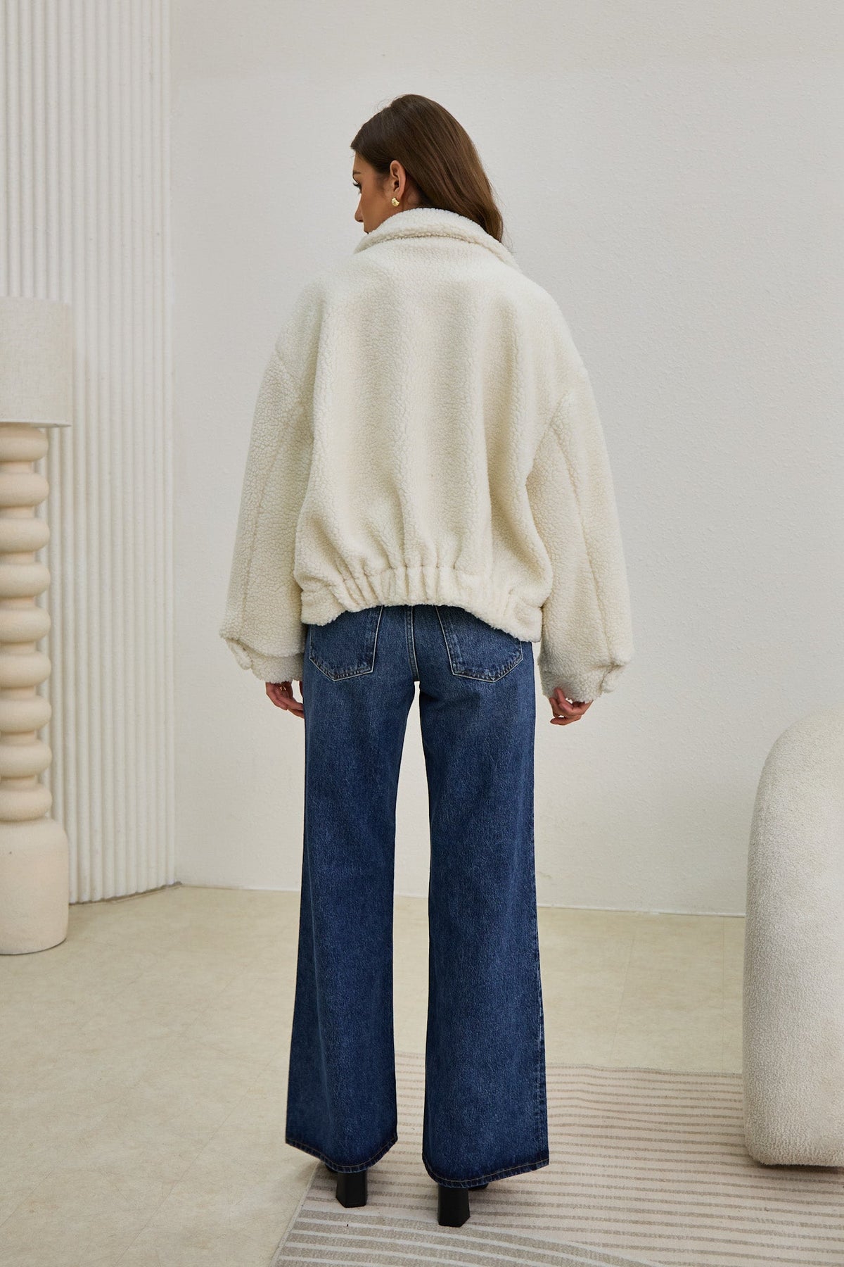 Off White Teddy Jacket