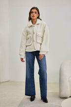 Off White Teddy Jacket