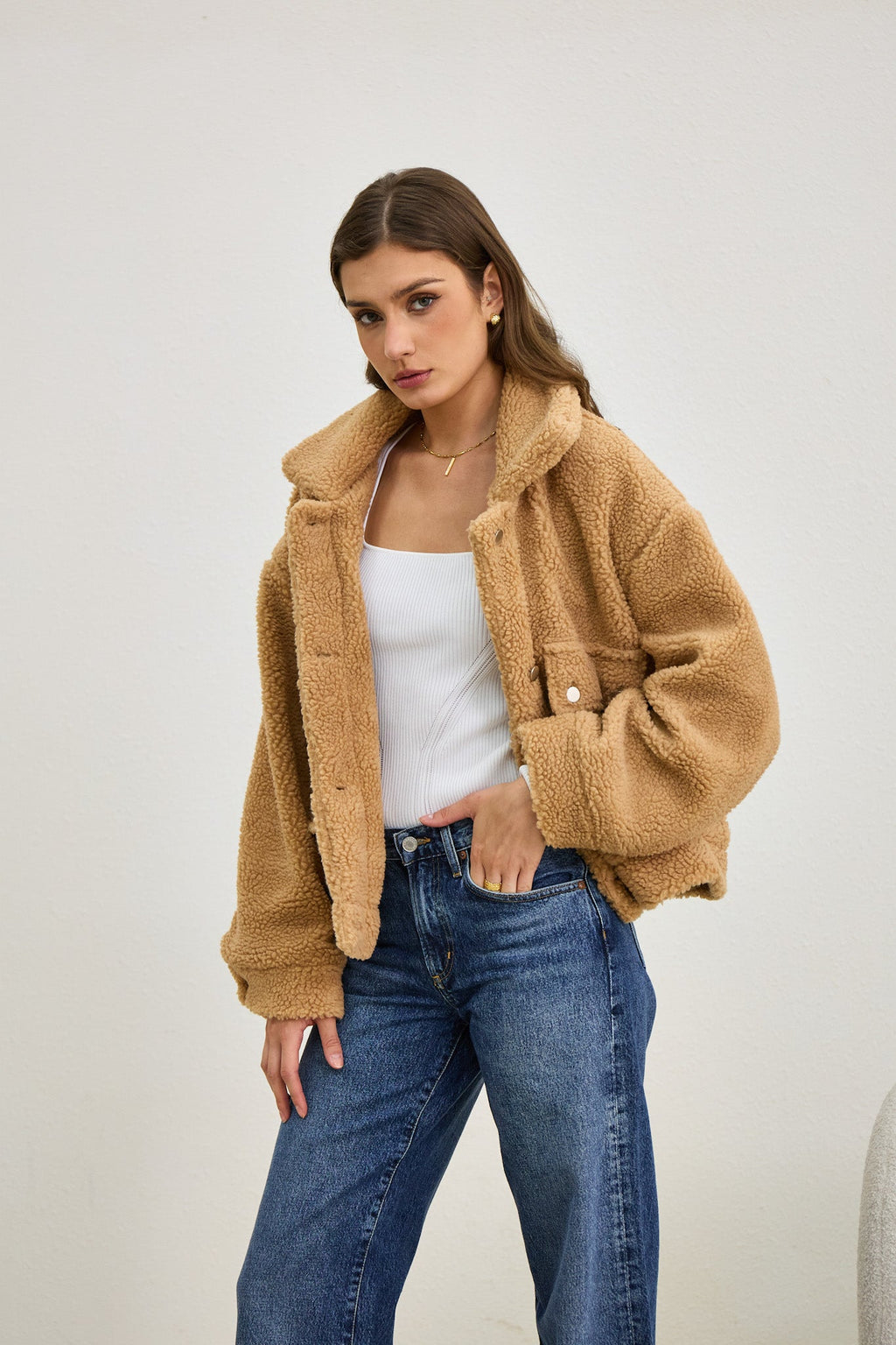Brown Teddy Jacket