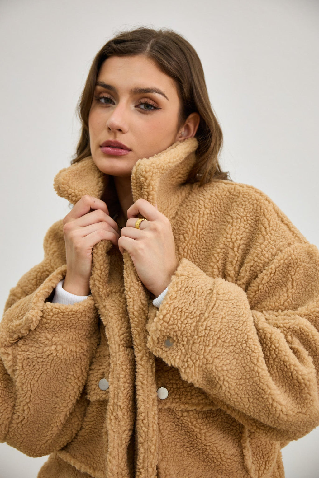 Brown Teddy Jacket