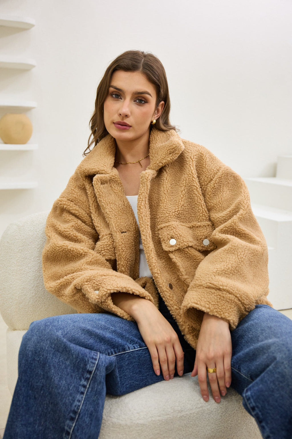 Brown Teddy Jacket