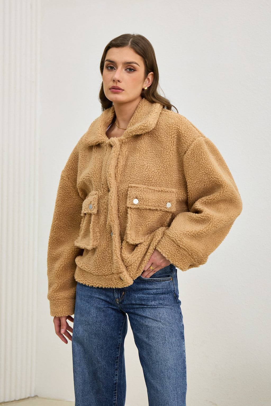 Brown Teddy Jacket
