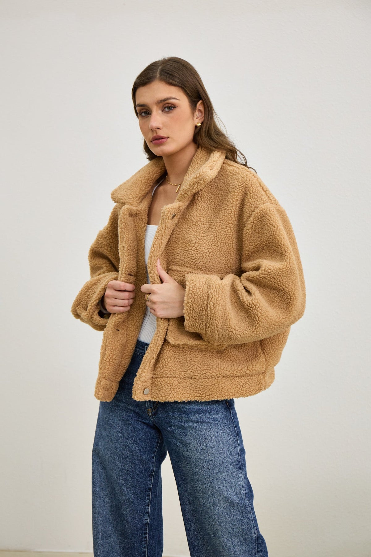 Brown Teddy Jacket