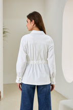 White Belted Jacket