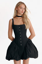 Featherlight Taffeta Retro-Vibe Vibe Short Dress