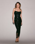 Lacing Waist Classic Black Satin Corset