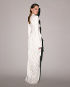 Front Slit Free Move Elegant Gown Dress