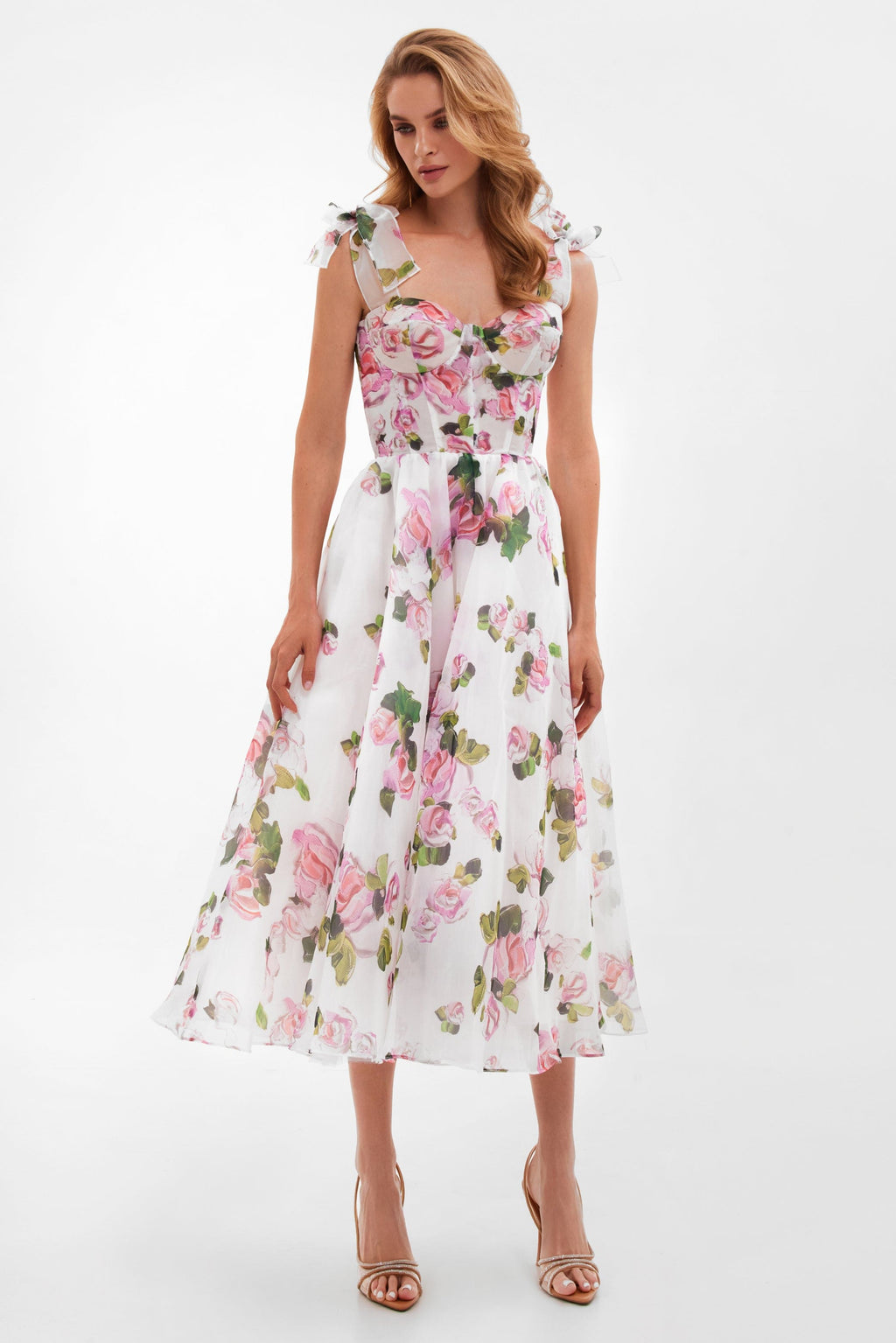 Sweetheart-Neck Misty-Vibe Vibe Dress