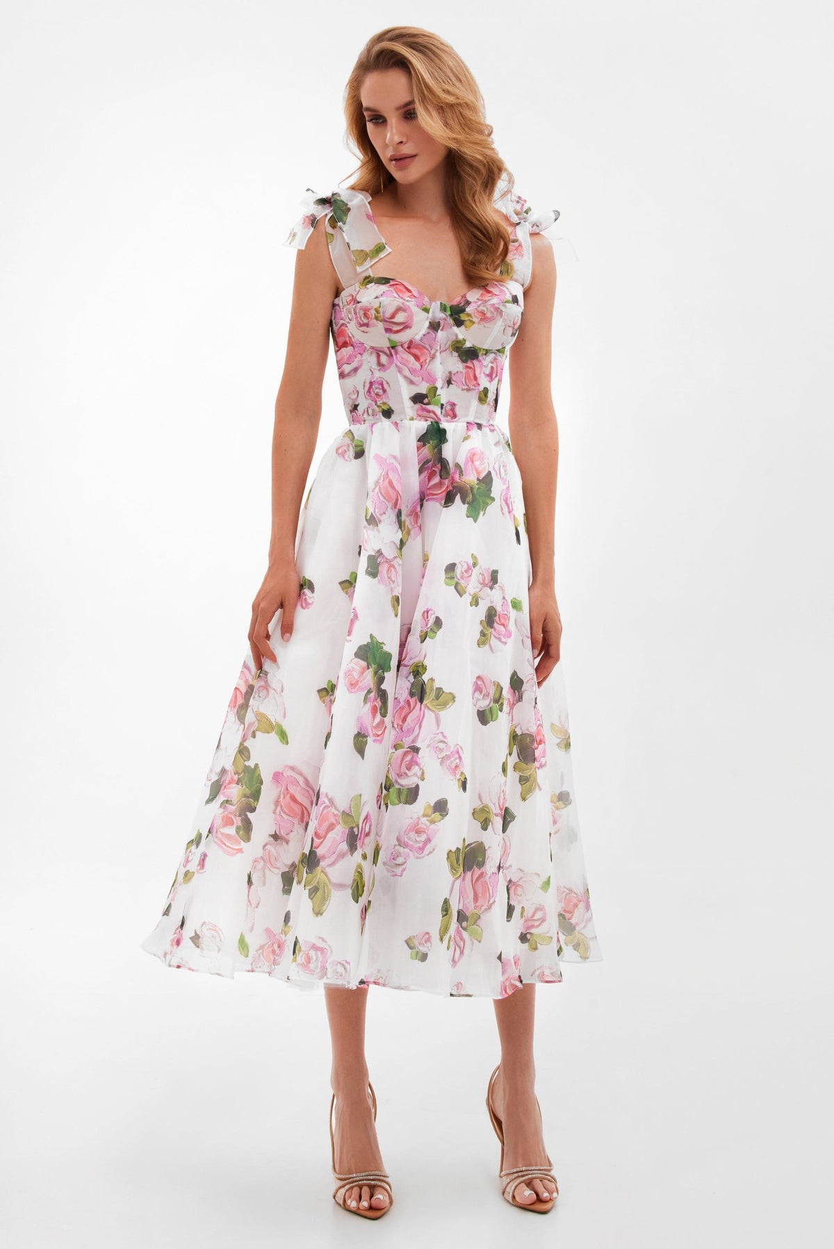 Sweetheart-Neck Misty-Vibe Vibe Dress